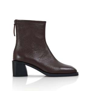 Boots: Brooklyn Square Toe Boot - Brown