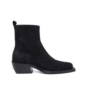 Size 42: Cubist Western - Black Suede
