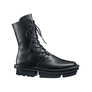 Mid Calf Boots: Oblique - Black