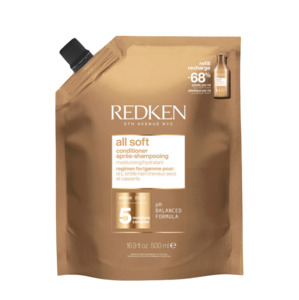 Summer Essentials: Redken All Soft Conditioner Refill Pouch 500ml