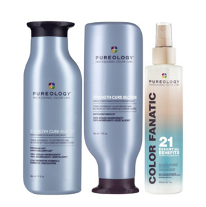 New Template Best Sellers: Pureology Strength Cure Blonde Fanatic Multi Buy Bundle Pack