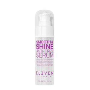 The Definitive Guide To Help Prevent Frizzy Hair: Eleven Australia Smooth & Shine Anti Frizz Serum 60ml
