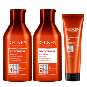 The Definitive Guide To Help Prevent Frizzy Hair: Redken Frizz Dismiss Humidity Protection & Smoothing Multi Buy Bundle Pack