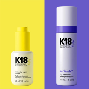 K18 Molecular Repair Hair Oil & AirWash Duo