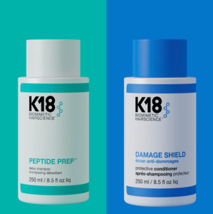 K18 Detox Shampoo & Damage Shield Protective Conditioner Duo
