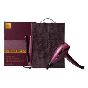 Gift Sets: ghd Deluxe Gift Set in Cherry Chic