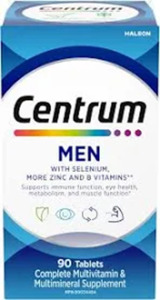 General Wellbeing: Centrum For Men 90 Tablets