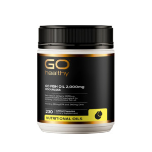 Best Seller Of This Month: Go Fish Oil 2000mg Compact Odourless 230softgels