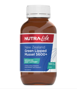 Green Mussel Powder Capsule: Nutra Life Green Lipped Mussel 5600+ 100capsules