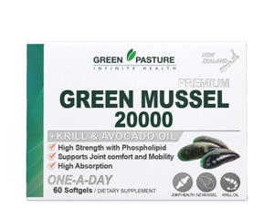 Green Mussel Oil Capsule: Green Mussel 20000 60c