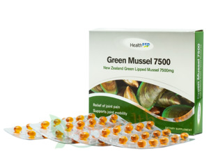 Green Mussel Oil Capsule: Green Mussel 7500 60Softgels