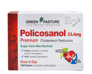 Green Pasture Policosanol 33.4mg 180tablets