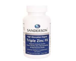 Mzinc: Sanderson Triple Zinc FX 100tablets