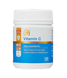KiwiGoldenKiwi Vitamin C & Lactoferrin 150 Capsules | Clearance Sale