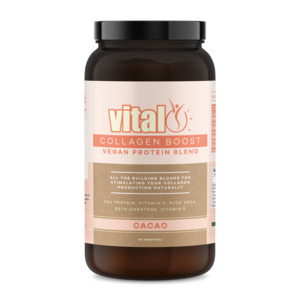 Default Category Workout Supplements Vegetable Protein: Collagen Boost Vegan Protein Blend Cacao