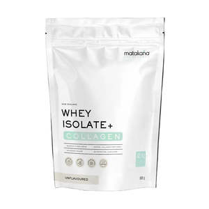 NZ Whey Protein Isolate + Collagen Unflavoured