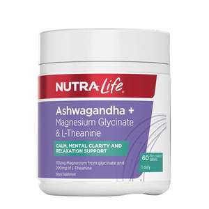 Ashwagandha + Magnesium Glycinate & L-Theanine