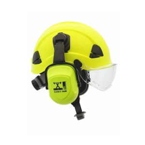 Products: Hard Hat Visor and Earmuff Complete Combo – Health and Safety