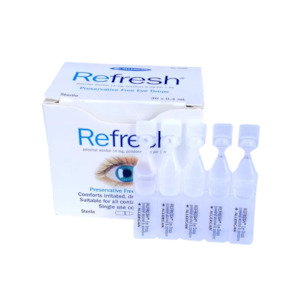 Products: Refresh Eye Drops – Health and Safety