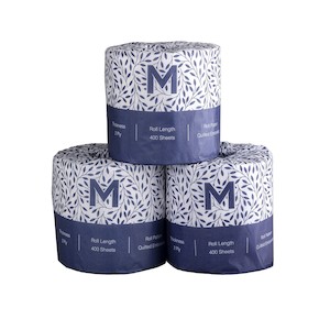 Wrapped Toilet Tissue Pack – White, 2 Ply, 400 Sheets, FSC Mix® (48) – Heal&hellip;