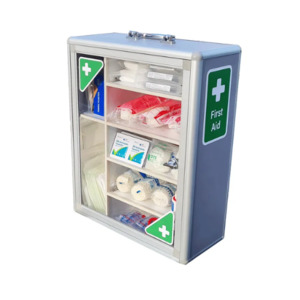 Products: First Aid Cabinet Clear Front – Wall Mounted Medical Cabinet – Health and Safety