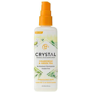 Mineral Crystal Deodorant Spray - Chamomile & Green Tea