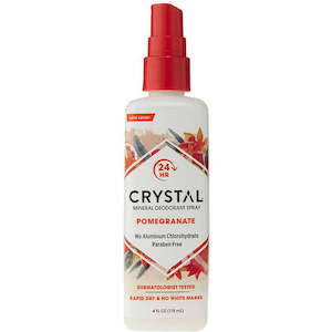 Mineral Crystal Deodorant Spray - Pomegranate