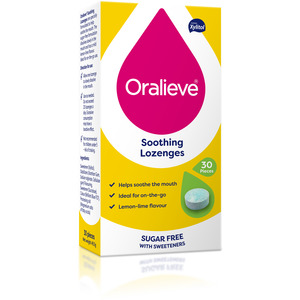 Dry Mouth Support: NEW Oralieve Soothing Lozenges 30 count