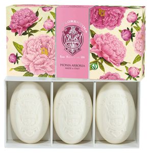 LaFlorentina Gift Boxed Soap Peony 3 x 150g