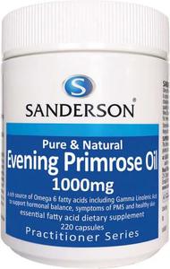 Vitamins And Supplements: Sanderson Pure & Natural Evening Primrose Oil (1000mg) 220 Softgels
