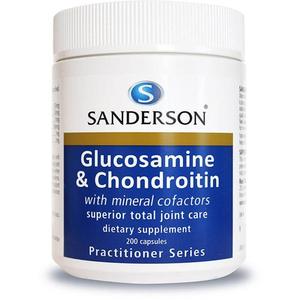 Capsules Tablets: Sanderson Glucosamine & Chondroitin With Co-Factors 200 Capsules