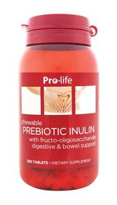 Capsules Tablets: Pro-life Prebiotic Inulin 200 Chewable Tablets