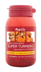 Pro-life Super Turmeric (500mg) 60 Tablets