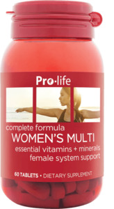Pro Life: Pro-life Womens Multi 60 Tablets