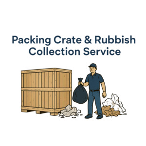 HealthHQ Packing Crate and Rubbish Collection