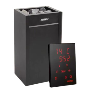 Harvia Virta HL Wi-Fi Electric Sauna Heater + Xenio CX170 WiFi Control Panel
