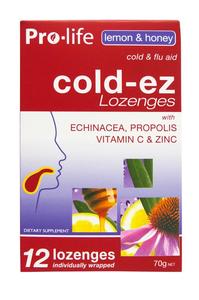 New Additions: Pro-life Cold-ez Lemon + Honey 12 Lozenges