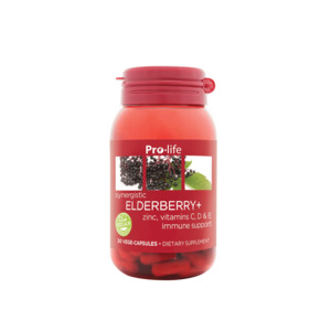 Pro-life Elderberry+ 30 Vege Capsules