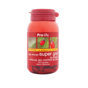 New Additions: Pro-life Super Goji 150 Capsules