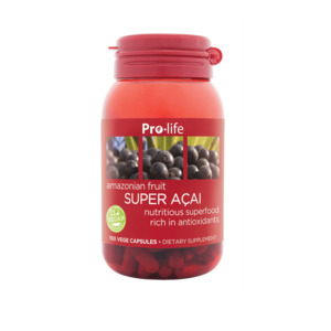 New Additions: Pro-life Super Acai (500mg) 150 Capsules
