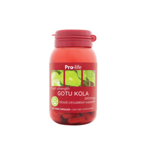 Pro-life Gotu Kola (2,400mg) 60 Vege Capsules