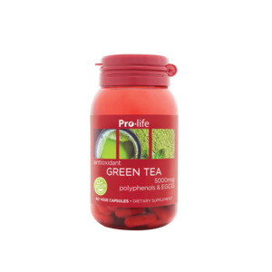 Antioxidants: Pro-life Green Tea (5000mg) 60 Vege Capsules