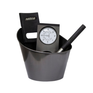 New Additions: Harvia Black Steel Sauna Accessory Set