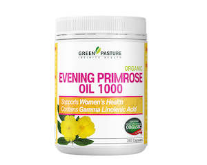 Organic Evening Primrose Oil 1000mg(180c)