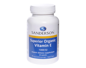 Sanderson: [Sanderson] Organic Vitamin E 1000IU (60c)