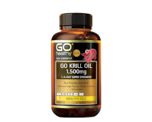 Blood Heart: Go Krill Oil 1500mg 1-A-DAY