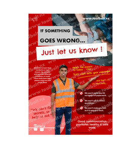 Products: Just let us know - A2 printed poster The Small Business Toolbelt