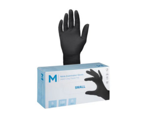 Nitrile Gloves - Black - Small (Box of100) The Small Business Toolbelt