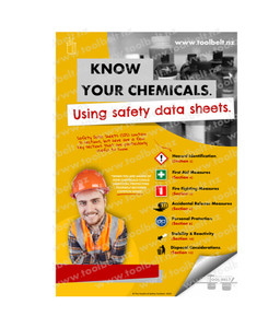 Know your chemicals 2 - A2 printed poster The Small Business Toolbelt