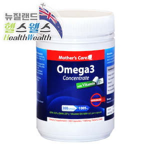 마더스케어 오메가3 플러스 비타민D 300캡슐
